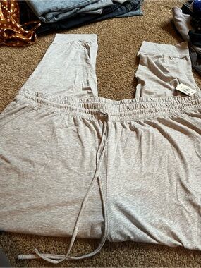 State of day  Light Gray Lounge Jogger Pants 3x new